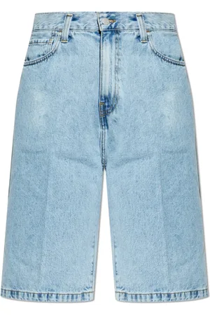 Carhartt Hombre, Pantalones cortos, Azul, Talla: W32