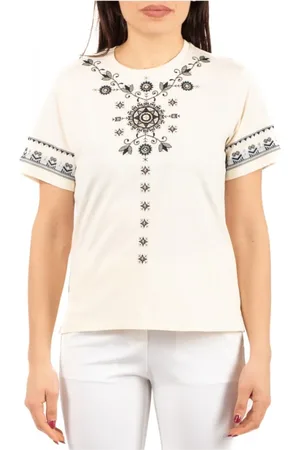 Max Mara Mujer, Camisetas, Blanco, Talla: L