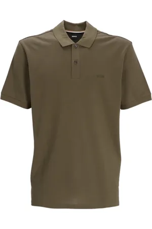 HUGO BOSS Hombre, Camisetas, Verde, Talla: 2XL