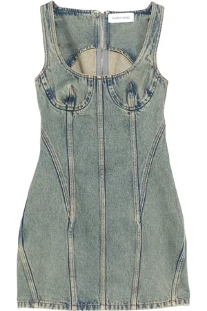 Marine Serre Mujer, Vestidos, Azul, Talla: S
