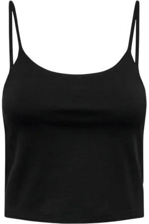 ONLY Mujer, Camisetas, Negro, Talla: XS