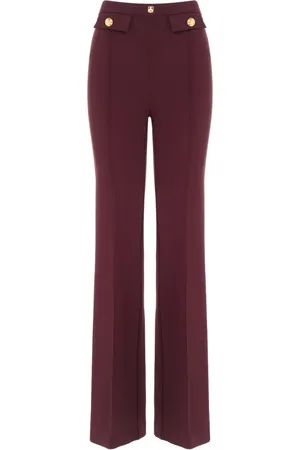 Elisabetta Franchi Mujer, Pantalones, Rojo, Talla: L