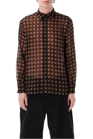 Saint Laurent Hombre, Camisas, Negro, Talla: L
