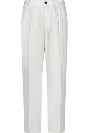 MASSIMO ALBA Hombre, Pantalones, Blanco, Talla: M