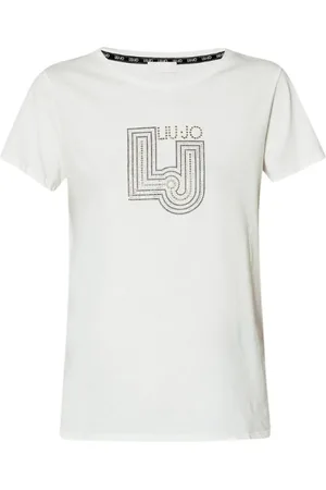 Liu Jo Mujer, Camisetas, Blanco, Talla: L