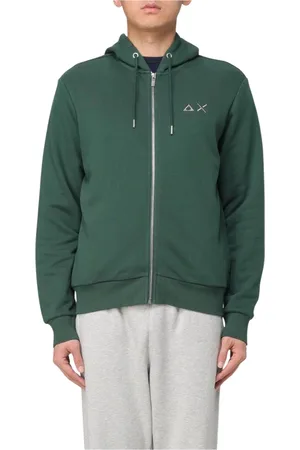 sun68 Hombre, Sudaderas, Verde, Talla: XL