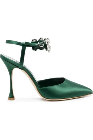 Manolo Blahnik Mujer, Zapatos, Verde, Talla: 36 EU