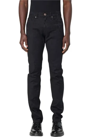 VERSACE Hombre, Vaqueros, Negro, Talla: W32