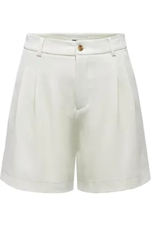 ONLY Mujer, Pantalones cortos, Blanco, Talla: M