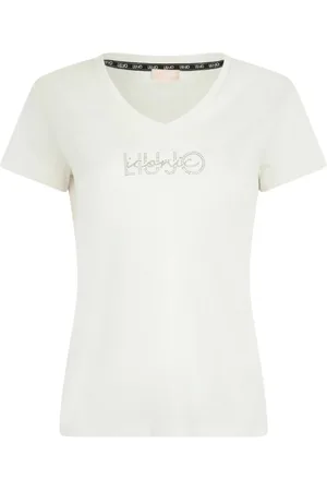 Liu Jo Mujer, Camisetas, Blanco, Talla: 2XS