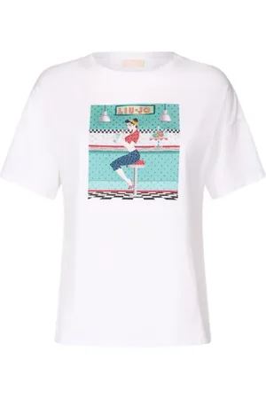 Liu Jo Mujer, Camisetas, Blanco, Talla: XS