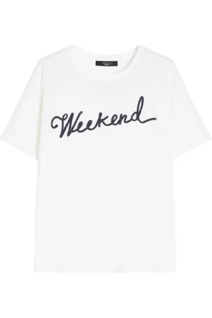 Max Mara Mujer, Camisetas, Blanco, Talla: M