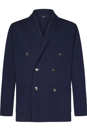 Kiton Hombre, Chaquetas, Azul, Talla: XL