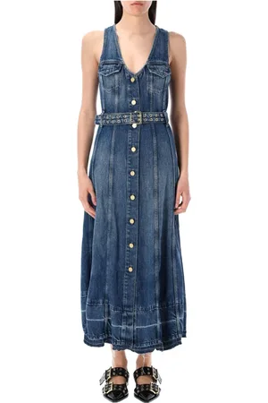 Ganni Mujer, Vestidos, Azul, Talla: M