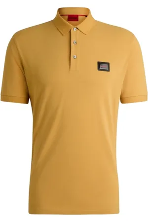 HUGO BOSS Hombre, Camisetas, Amarillo, Talla: S