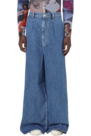 SUNNEI Hombre, Vaqueros, Azul, Talla: L
