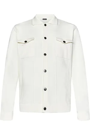 Kiton Hombre, Chaquetas, Blanco, Talla: L