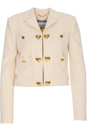 Moschino Mujer, Chaquetas, Blanco, Talla: M