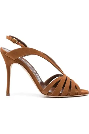 Manolo Blahnik Mujer, Zapatos, Marrón, Talla: 40 EU