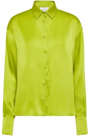 MVP Wardrobe Mujer, Blusas y Camisas, Verde, Talla: 2XS