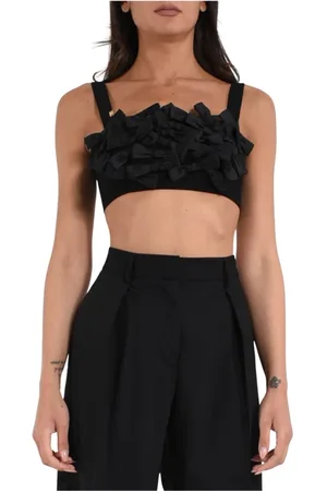 Elisabetta Franchi Mujer, Camisetas, Negro, Talla: XL
