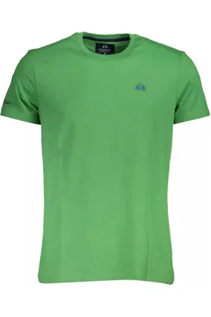 La Martina Hombre, Camisetas, Verde, Talla: 2XL