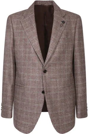 LARDINI Hombre, Chaquetas, Marrón, Talla: S