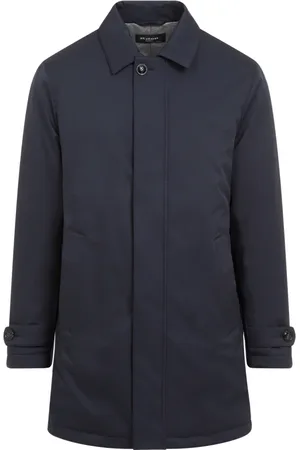 Kiton Hombre, Abrigos, Azul, Talla: M