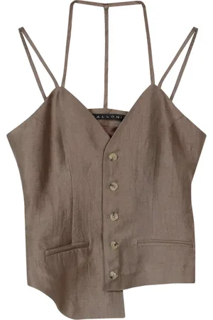 MALLONI Mujer, Camisetas, Marrón, Talla: S