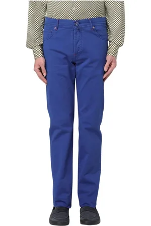 Kiton Hombre, Pantalones, Azul, Talla: W40