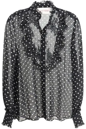 VALENTINO Mujer, Blusas y Camisas, Negro, Talla: S