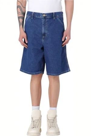 Carhartt Hombre, Pantalones cortos, Azul, Talla: W31