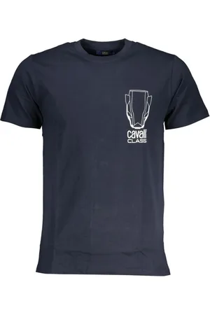 Roberto Cavalli Hombre, Camisetas, Azul, Talla: L