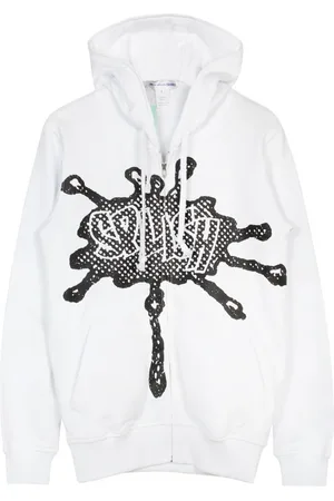 Comme des Garçons Hombre, Sudaderas, Blanco, Talla: S