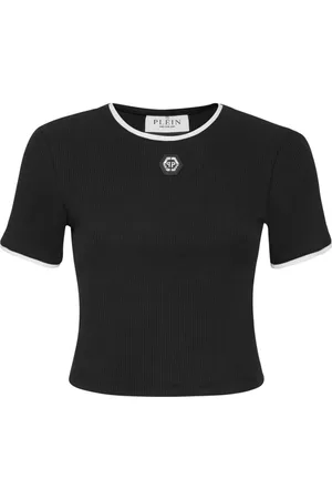 Philipp Plein Mujer, Camisetas, Negro, Talla: M
