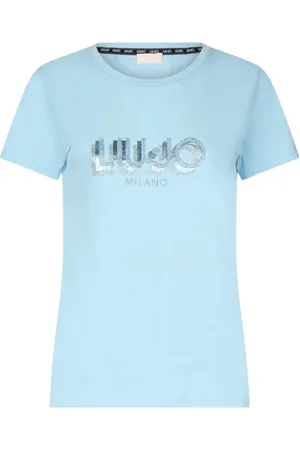 Liu Jo Mujer, Camisetas, Azul, Talla: L