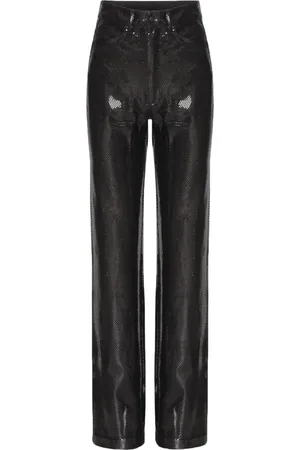ROTATE Mujer, Pantalones, Negro, Talla: M