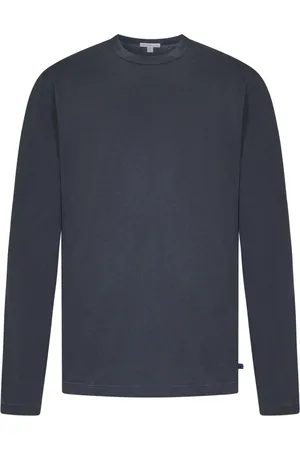 James Perse Hombre, Camisetas, Azul, Talla: L