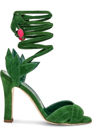 Manolo Blahnik Mujer, Zapatos, Verde, Talla: 36 EU
