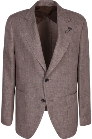 LARDINI Hombre, Chaquetas, Marrón, Talla: S