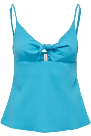 ONLY Mujer, Camisetas, Azul, Talla: L