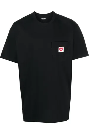 Carhartt Hombre, Camisetas, Negro, Talla: L