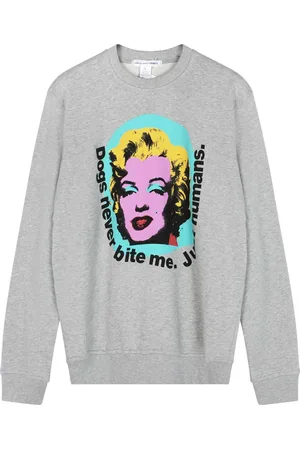 Comme des Garçons Hombre, Sudaderas, Gris, Talla: S