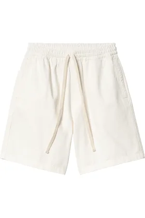 Carhartt Hombre, Pantalones cortos, Blanco, Talla: L