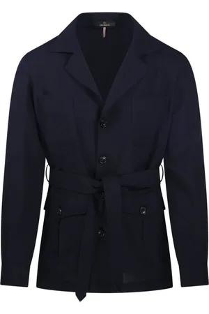 Biagio Santaniello Hombre, Chaquetas, Azul, Talla: M
