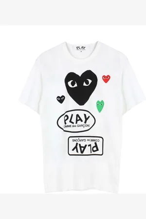 Comme des Garçons Hombre, Camisetas, Blanco, Talla: L