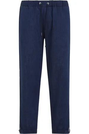 Moncler Hombre, Pantalones, Azul, Talla: L
