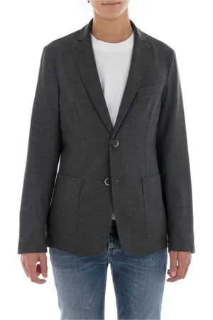 BARENA Hombre, Chaquetas, Gris, Talla: S