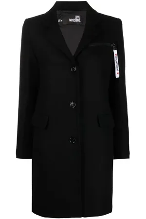 Moschino Mujer, Abrigos, Negro, Talla: L