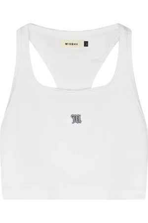 MISBHV Mujer, Camisetas, Blanco, Talla: S